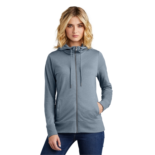District Women's Featherweight French Terry Full-Zip Hoodie - District Women's Featherweight French Terry Full-Zip Hoodie - Image 5 of 19