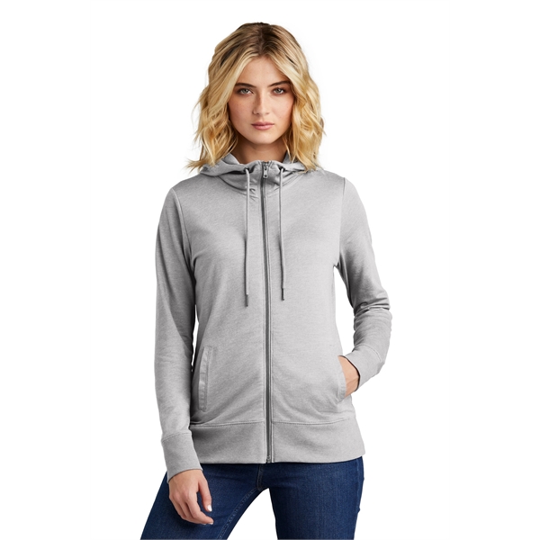 District Women's Featherweight French Terry Full-Zip Hoodie - District Women's Featherweight French Terry Full-Zip Hoodie - Image 10 of 19