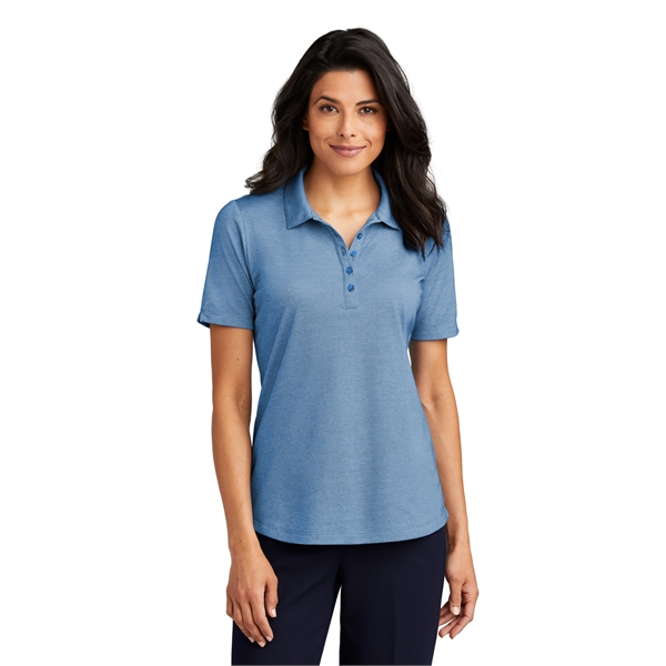 Port Authority Women's Fine Pique Blend Polo - Port Authority Women's Fine Pique Blend Polo - Image 4 of 19