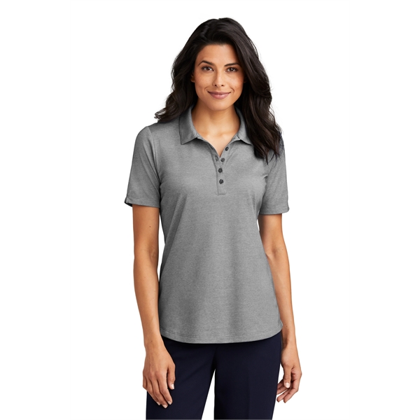 Port Authority Women's Fine Pique Blend Polo - Port Authority Women's Fine Pique Blend Polo - Image 9 of 19