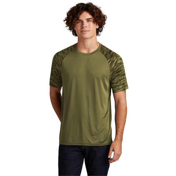 Sport-Tek Drift Camo Colorblock Tee - Sport-Tek Drift Camo Colorblock Tee - Image 4 of 30