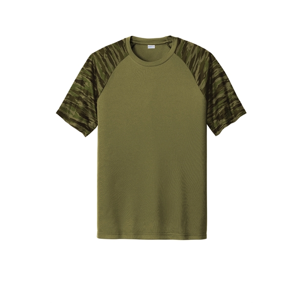 Sport-Tek Drift Camo Colorblock Tee - Sport-Tek Drift Camo Colorblock Tee - Image 7 of 30