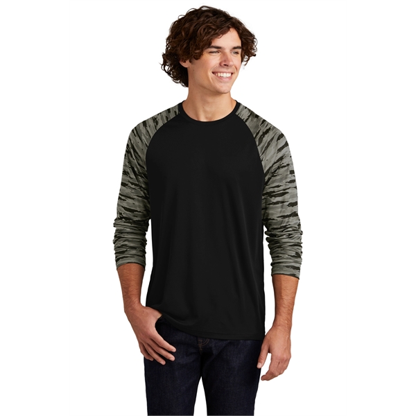 Sport-Tek Drift Camo Colorblock Long Sleeve Tee - Sport-Tek Drift Camo Colorblock Long Sleeve Tee - Image 0 of 29