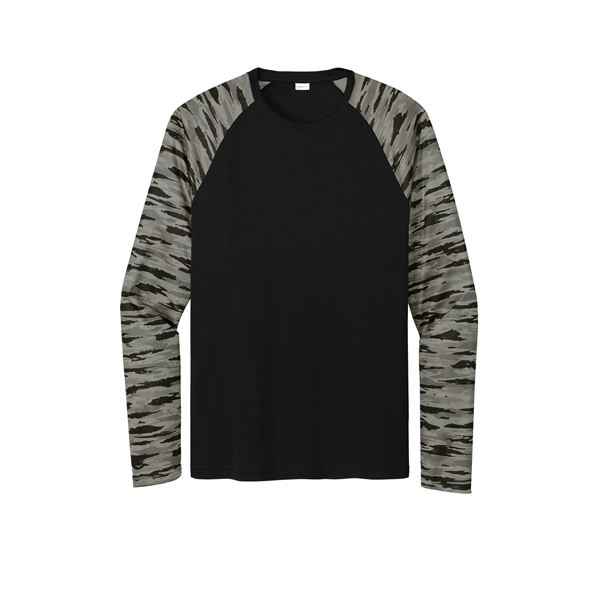 Sport-Tek Drift Camo Colorblock Long Sleeve Tee - Sport-Tek Drift Camo Colorblock Long Sleeve Tee - Image 3 of 29