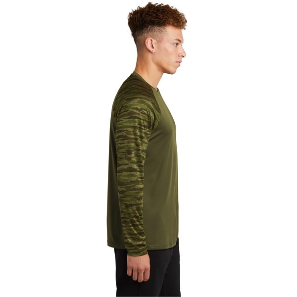 Sport-Tek Drift Camo Colorblock Long Sleeve Tee - Sport-Tek Drift Camo Colorblock Long Sleeve Tee - Image 6 of 29