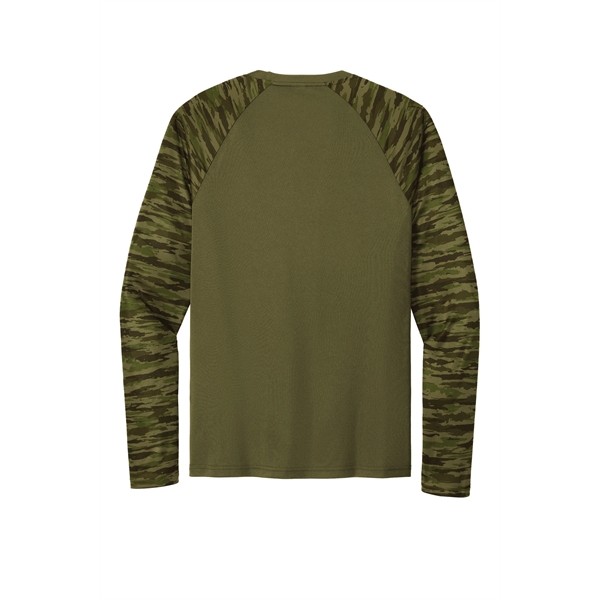 Sport-Tek Drift Camo Colorblock Long Sleeve Tee - Sport-Tek Drift Camo Colorblock Long Sleeve Tee - Image 8 of 29