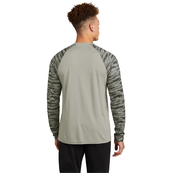 Sport-Tek Drift Camo Colorblock Long Sleeve Tee - Sport-Tek Drift Camo Colorblock Long Sleeve Tee - Image 10 of 29