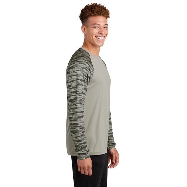 Sport-Tek Drift Camo Colorblock Long Sleeve Tee - Sport-Tek Drift Camo Colorblock Long Sleeve Tee - Image 11 of 29