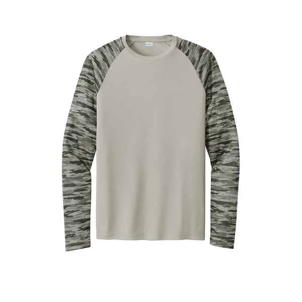 Sport-Tek Drift Camo Colorblock Long Sleeve Tee - Sport-Tek Drift Camo Colorblock Long Sleeve Tee - Image 12 of 29