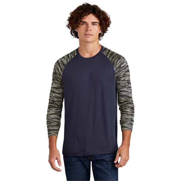 Sport-Tek Drift Camo Colorblock Long Sleeve Tee - Sport-Tek Drift Camo Colorblock Long Sleeve Tee - Image 14 of 29