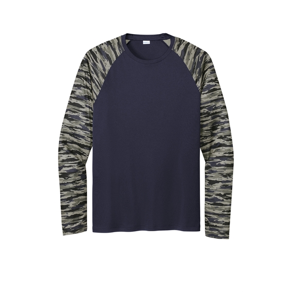Sport-Tek Drift Camo Colorblock Long Sleeve Tee - Sport-Tek Drift Camo Colorblock Long Sleeve Tee - Image 17 of 29