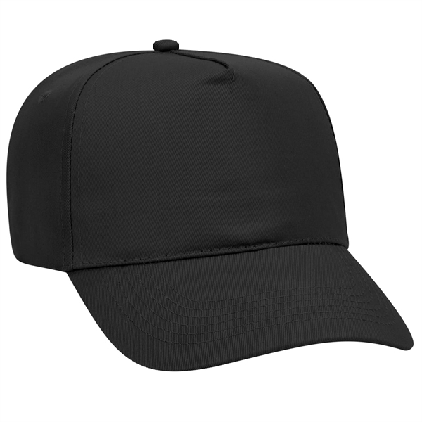 Otto 5 Panel Mid Profile Baseball Cap, Value Hat - Otto 5 Panel Mid Profile Baseball Cap, Value Hat - Image 2 of 3