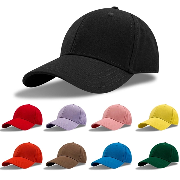 Adjustable Twill Baseball Cap Blank Plain Dad Hat Headwear - Adjustable Twill Baseball Cap Blank Plain Dad Hat Headwear - Image 4 of 4