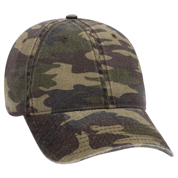 Otto Camouflage 6 Panel Low Profile Baseball Cap - Otto Camouflage 6 Panel Low Profile Baseball Cap - Image 1 of 4