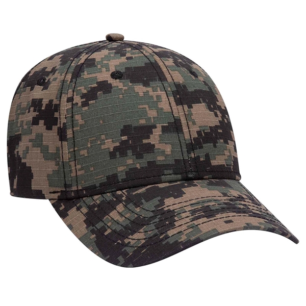 Otto Camouflage 6 Panel Low Profile Baseball Cap - Otto Camouflage 6 Panel Low Profile Baseball Cap - Image 2 of 4