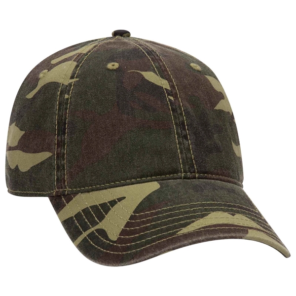 Otto Camouflage 6 Panel Low Profile Baseball Cap - Otto Camouflage 6 Panel Low Profile Baseball Cap - Image 3 of 4