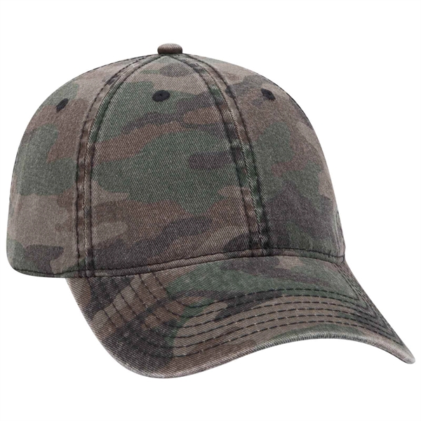 Otto Camouflage 6 Panel Low Profile Baseball Cap - Otto Camouflage 6 Panel Low Profile Baseball Cap - Image 4 of 4