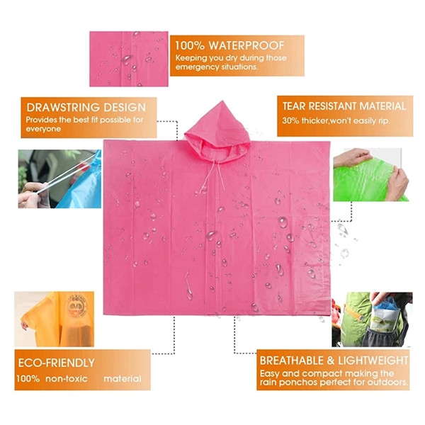 Rain Ponchos for Kids - Rain Ponchos for Kids - Image 2 of 2