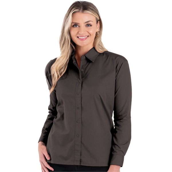 Ladies' L/S Value Poplin Shirt - Ladies' L/S Value Poplin Shirt - Image 13 of 13
