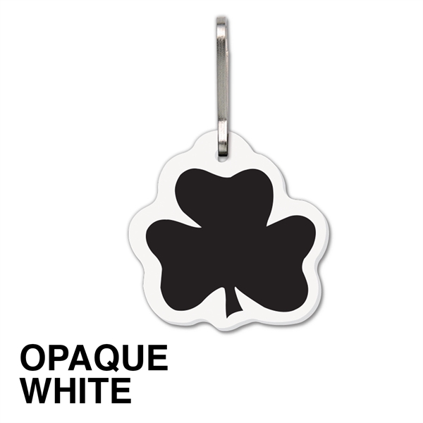 Bag & Luggage Tag (Zipper Pull) - Large Shamrock- Full Color - Bag & Luggage Tag (Zipper Pull) - Large Shamrock- Full Color - Image 1 of 1