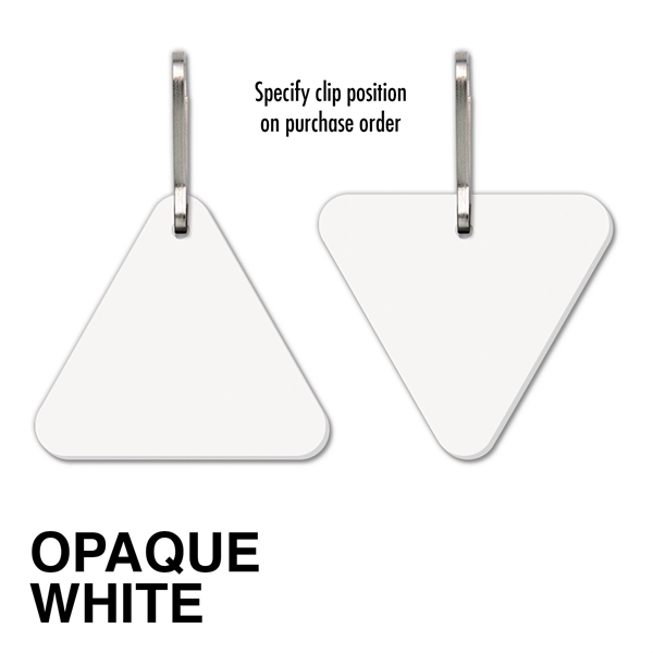 Bag & Luggage Tag(Zipper Pull) - Large Triangle - Full Color - Bag & Luggage Tag(Zipper Pull) - Large Triangle - Full Color - Image 1 of 1