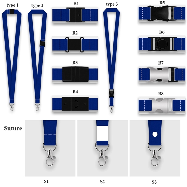 Hanging Neck Strap Lanyard - Hanging Neck Strap Lanyard - Image 3 of 3