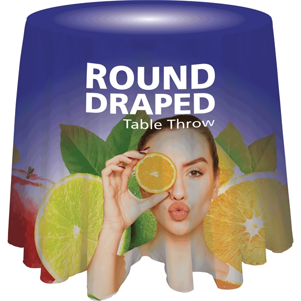 30" Round Draped Table Throw (60" Diameter) - 30" Round Draped Table Throw (60" Diameter) - Image 0 of 0