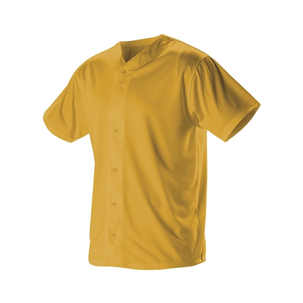 Alleson Athletic Full Button Lightweight Baseball Jersey - Alleson Athletic Full Button Lightweight Baseball Jersey - Image 12 of 13