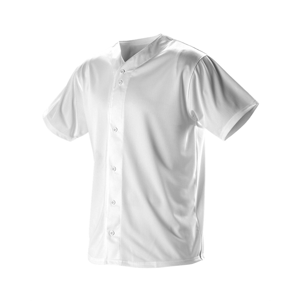 Alleson Athletic Full Button Lightweight Baseball Jersey - Alleson Athletic Full Button Lightweight Baseball Jersey - Image 9 of 13