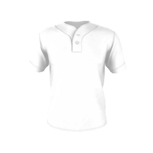 Alleson Athletic Men's Two Button Mesh Baseball Jersey Wi... - Alleson Athletic Men's Two Button Mesh Baseball Jersey Wi... - Image 27 of 28