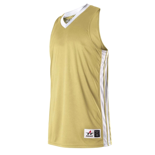 Alleson Athletic Women's Single Ply Basketball Jersey - Alleson Athletic Women's Single Ply Basketball Jersey - Image 8 of 12