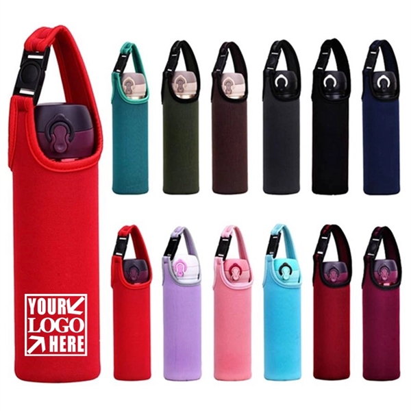 Insulated Neoprene Water Bottle Sleeve - Insulated Neoprene Water Bottle Sleeve - Image 0 of 5
