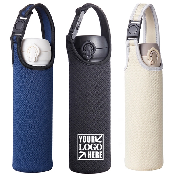 Insulated Neoprene Water Bottle Sleeve - Insulated Neoprene Water Bottle Sleeve - Image 1 of 5
