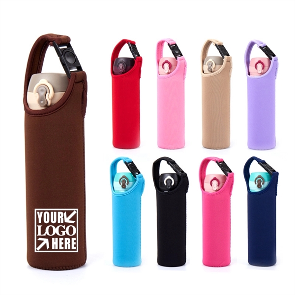 Insulated Neoprene Water Bottle Sleeve - Insulated Neoprene Water Bottle Sleeve - Image 2 of 5