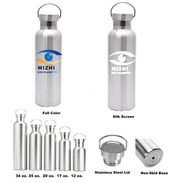 Stainless Steel Vacuum Flask Outdoor Sports Water Cup - Stainless Steel Vacuum Flask Outdoor Sports Water Cup - Image 0 of 10