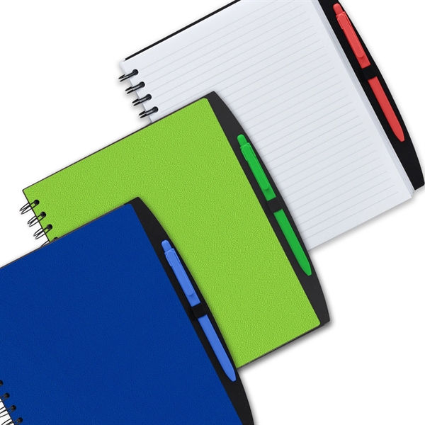 5.25" x 8.25" Spiral Journal with Pen - 5.25" x 8.25" Spiral Journal with Pen - Image 0 of 10