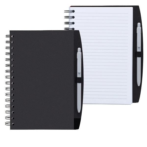 5.25" x 8.25" Spiral Journal with Pen - 5.25" x 8.25" Spiral Journal with Pen - Image 1 of 10