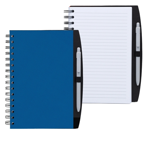 5.25" x 8.25" Spiral Journal with Pen - 5.25" x 8.25" Spiral Journal with Pen - Image 2 of 10