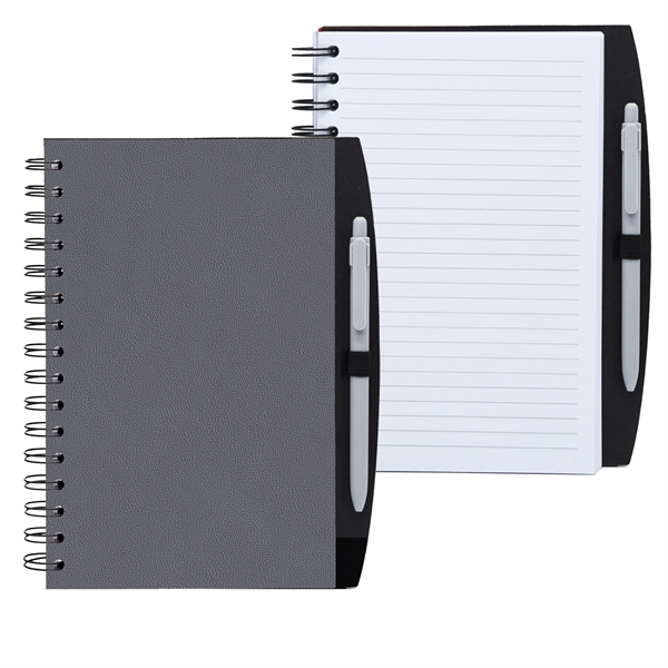 5.25" x 8.25" Spiral Journal with Pen - 5.25" x 8.25" Spiral Journal with Pen - Image 3 of 10