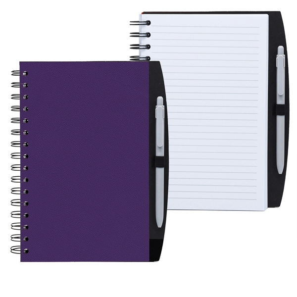 5.25" x 8.25" Spiral Journal with Pen - 5.25" x 8.25" Spiral Journal with Pen - Image 7 of 10