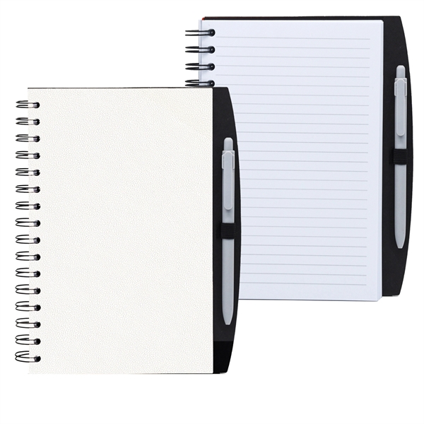 5.25" x 8.25" Spiral Journal with Pen - 5.25" x 8.25" Spiral Journal with Pen - Image 8 of 10