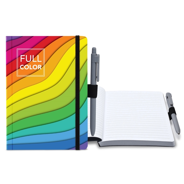 5" x 7" Senzabrite Perfect Bound Pen Journals - 5" x 7" Senzabrite Perfect Bound Pen Journals - Image 10 of 11