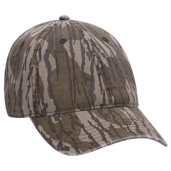 Otto Mossy Oak Camouflage Garment Washed Baseball Cap - Otto Mossy Oak Camouflage Garment Washed Baseball Cap - Image 1 of 3