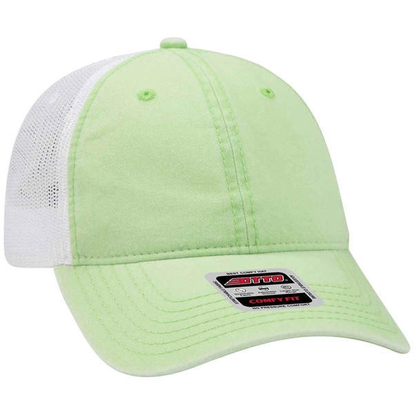 Otto 6 Panel Low Pro Mesh Back Trucker Hat - Otto 6 Panel Low Pro Mesh Back Trucker Hat - Image 1 of 11