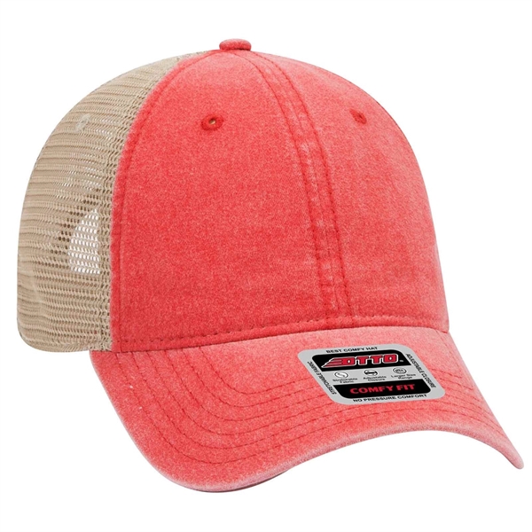 Otto 6 Panel Low Pro Mesh Back Trucker Hat - Otto 6 Panel Low Pro Mesh Back Trucker Hat - Image 4 of 11