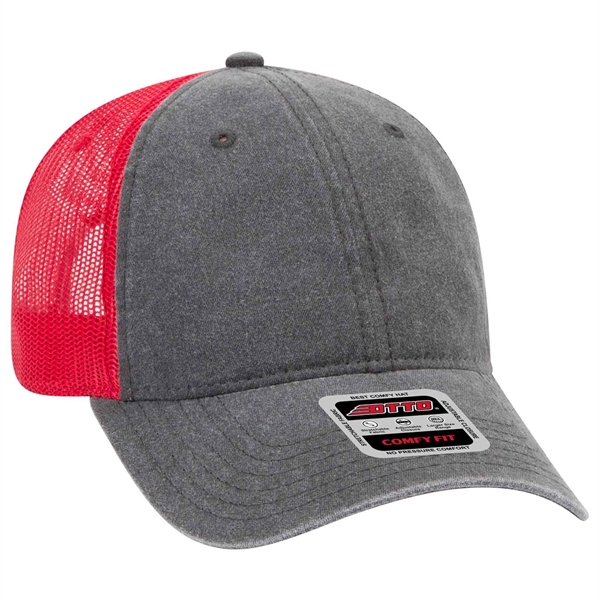 Otto 6 Panel Low Pro Mesh Back Trucker Hat - Otto 6 Panel Low Pro Mesh Back Trucker Hat - Image 5 of 11