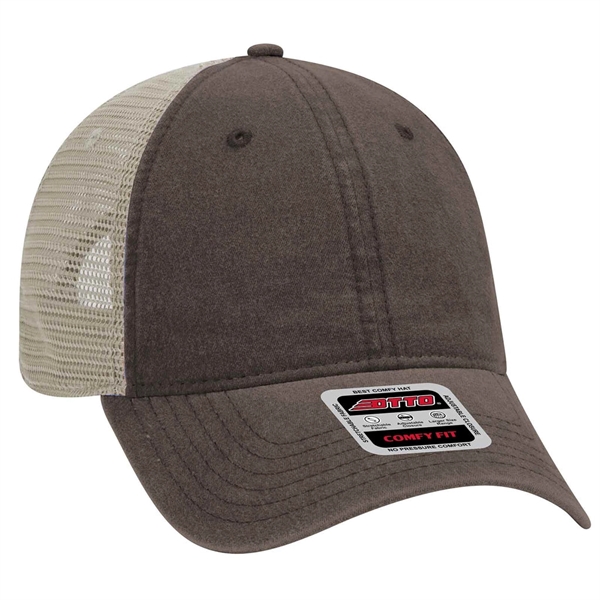 Otto 6 Panel Low Pro Mesh Back Trucker Hat - Otto 6 Panel Low Pro Mesh Back Trucker Hat - Image 10 of 11