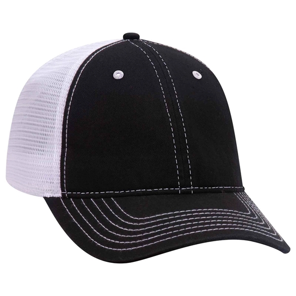 Otto 6 Panel Low Profile Trucker Hat - Otto 6 Panel Low Profile Trucker Hat - Image 9 of 15