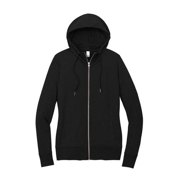 District Women's Featherweight French Terry Full-Zip Hoodie - District Women's Featherweight French Terry Full-Zip Hoodie - Image 3 of 19