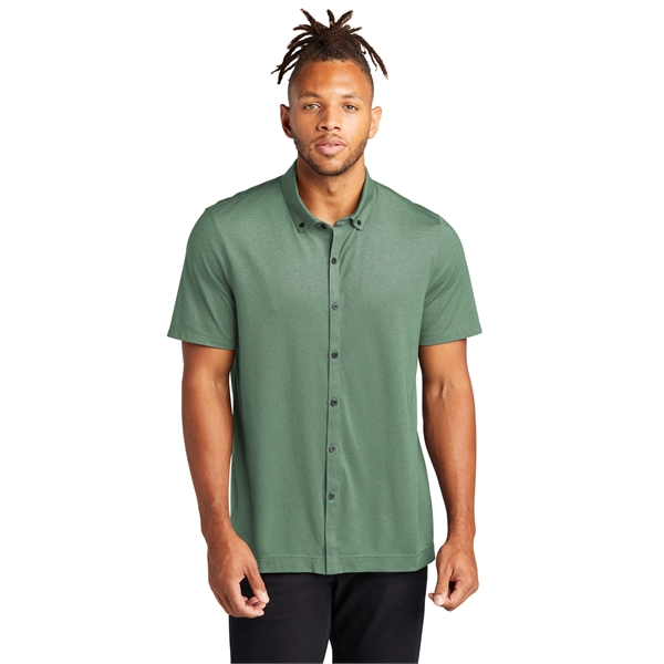 Mercer+Mettle Stretch Pique Full-Button Polo - Mercer+Mettle Stretch Pique Full-Button Polo - Image 26 of 35
